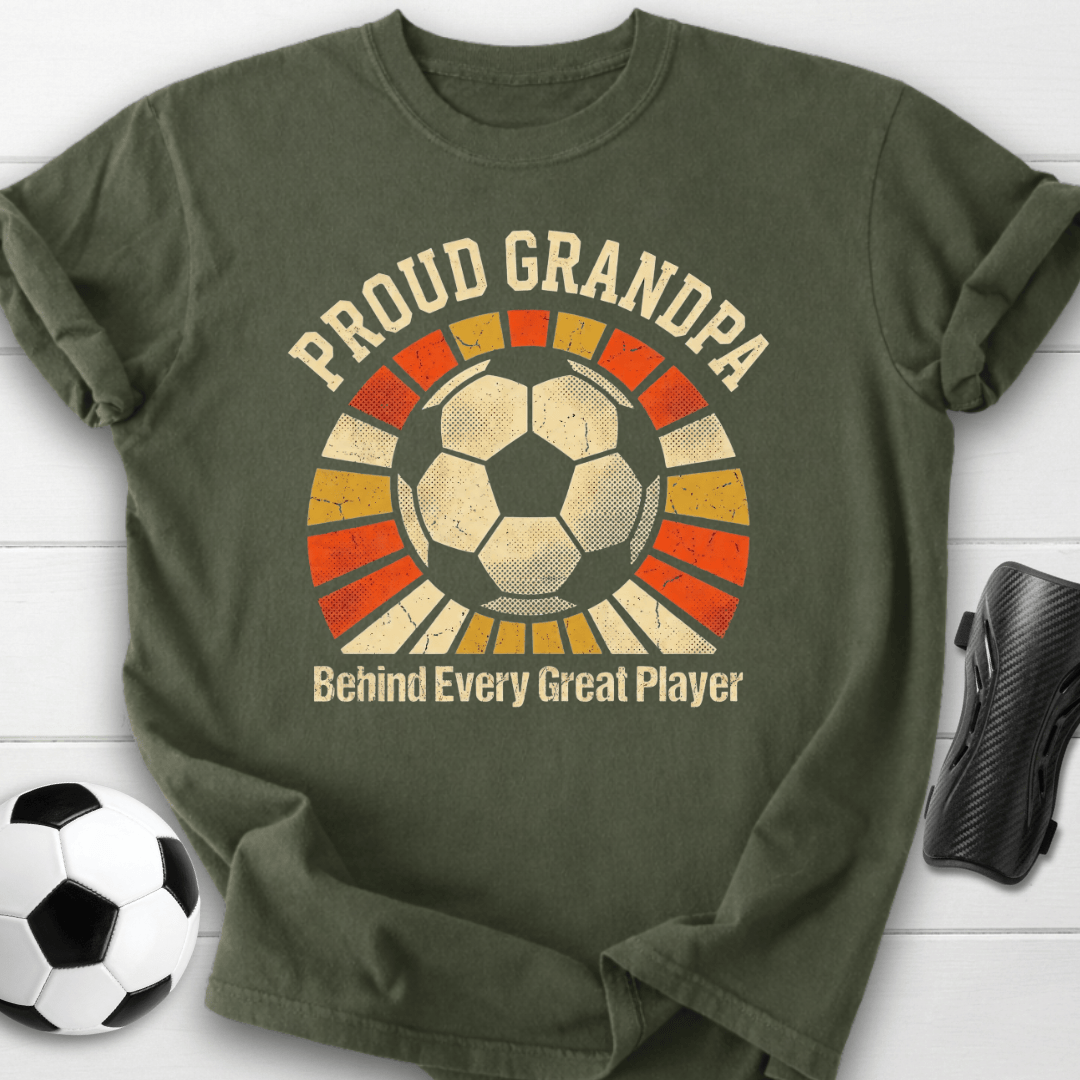 Proud Grandpa Behind Every Great Player T-Shirt