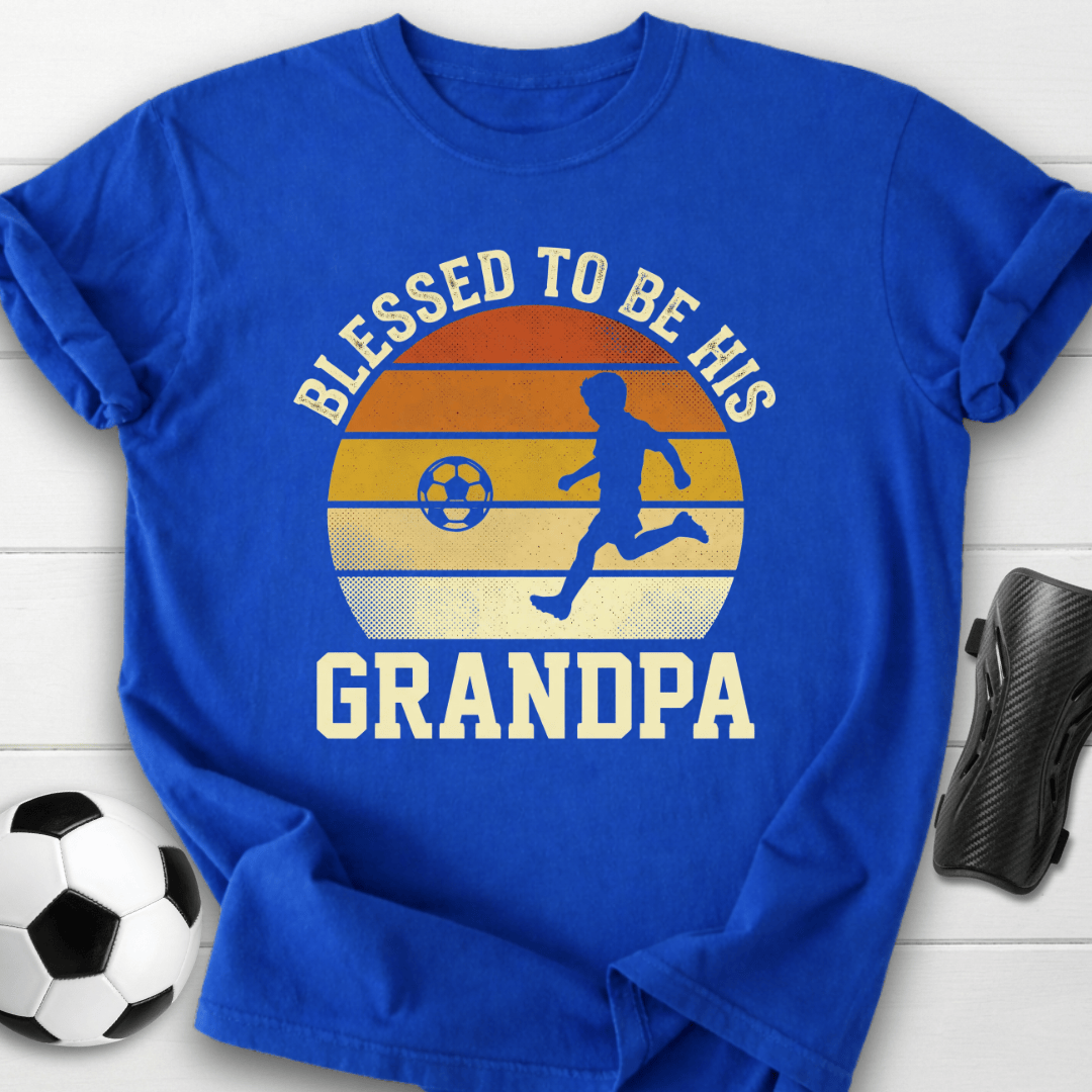 Blessed To Be His Grandpa T-Shirt