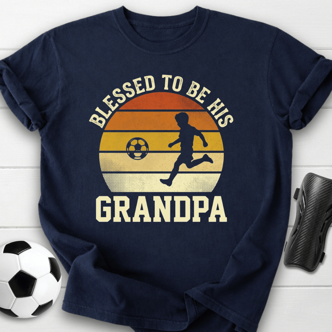 Blessed To Be His Grandpa T-Shirt