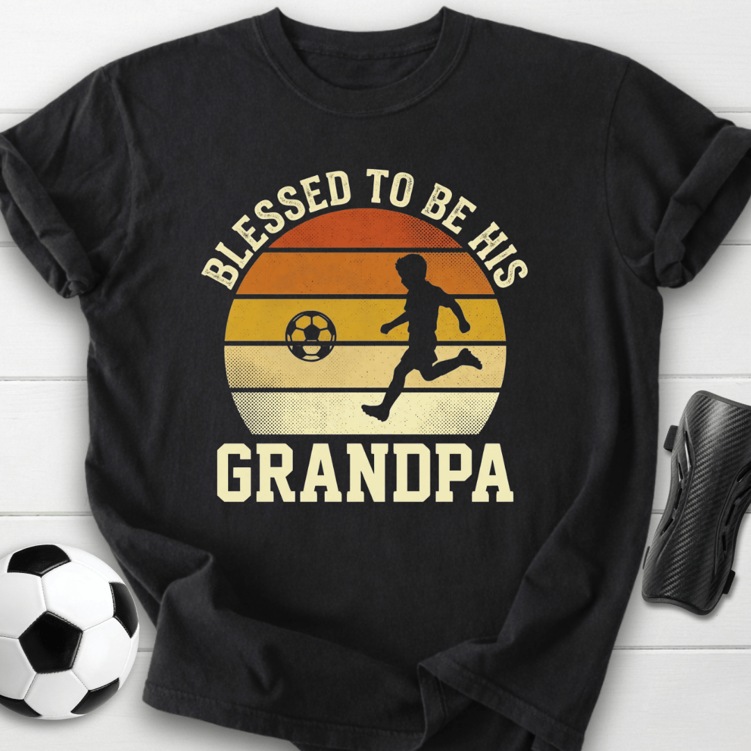 Blessed To Be His Grandpa T-Shirt