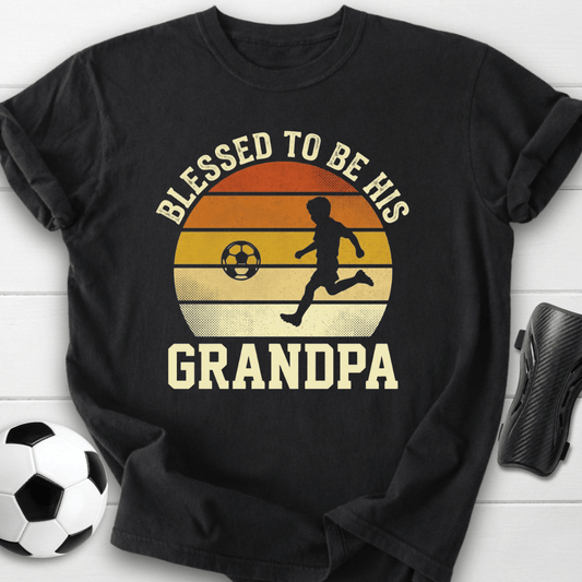 Blessed To Be His Grandpa T-Shirt