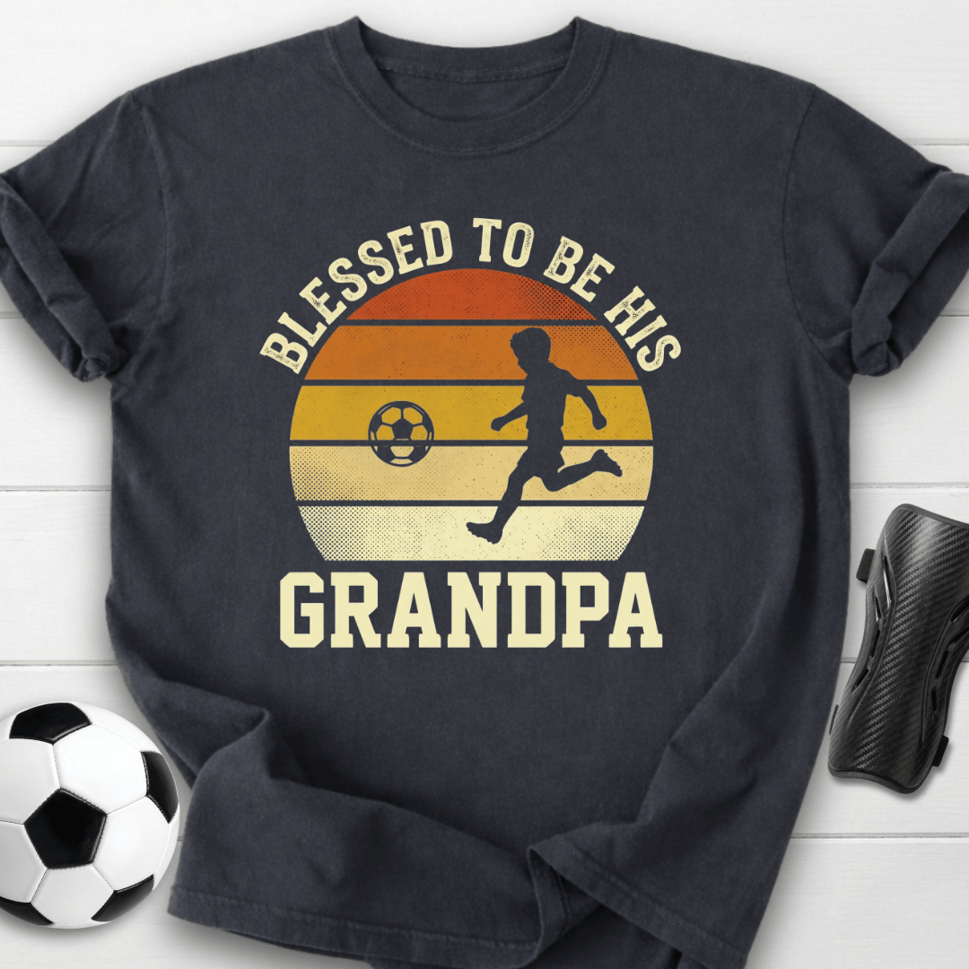 Blessed To Be His Grandpa T-Shirt