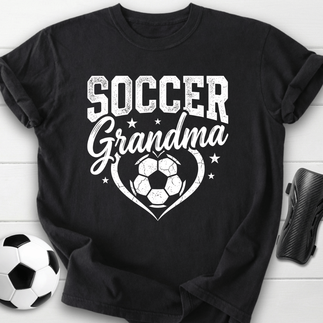 Soccer Grandma Heart T-Shirt