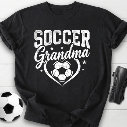 Soccer Grandma Heart T-Shirt