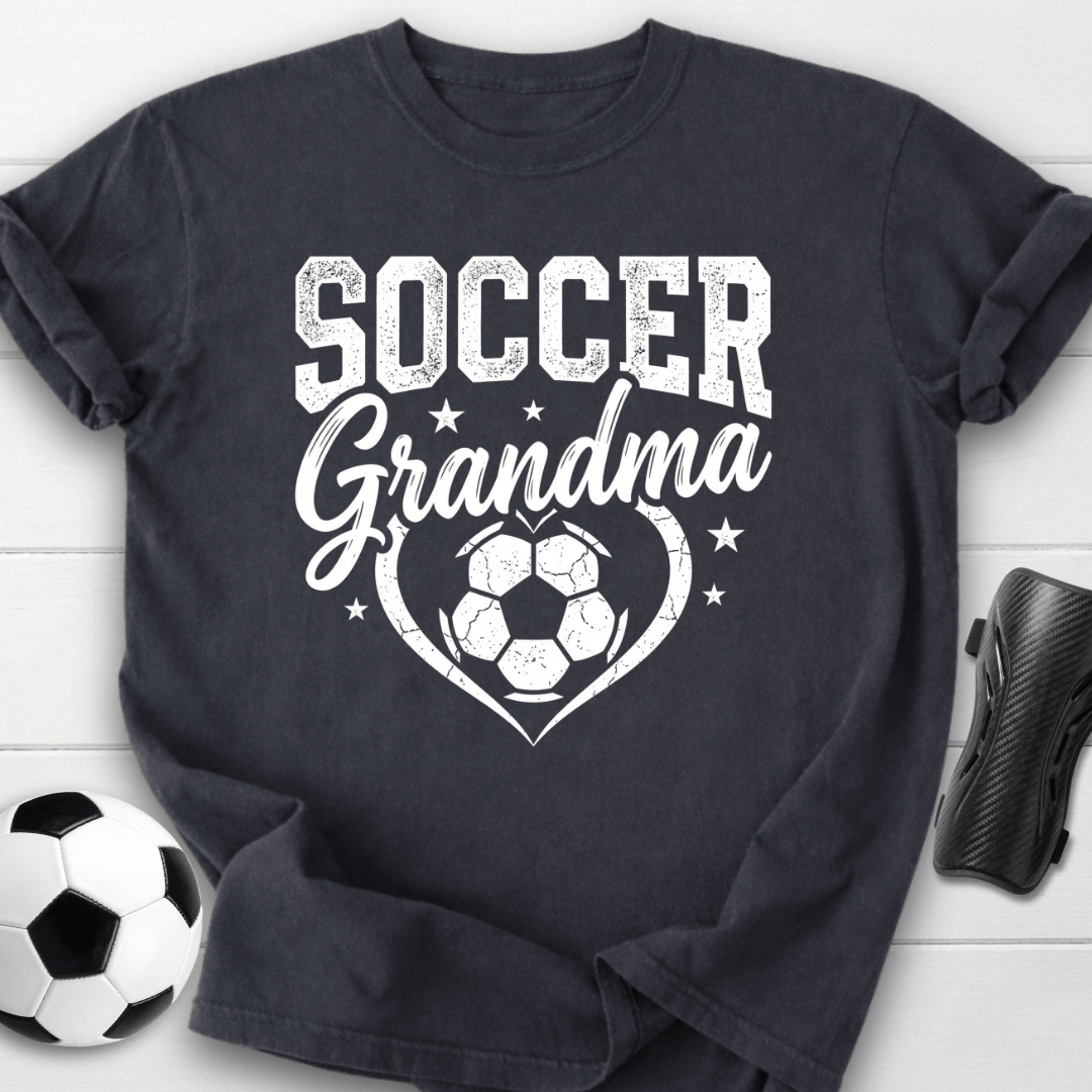 Soccer Grandma Heart T-Shirt