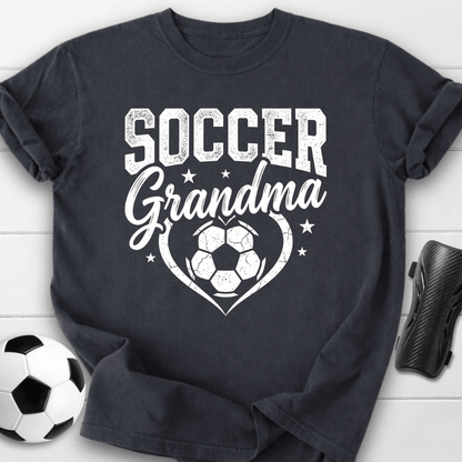Soccer Grandma Heart T-Shirt