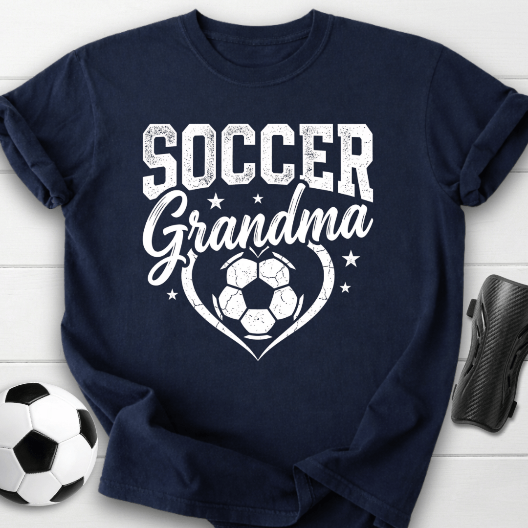 Soccer Grandma Heart T-Shirt