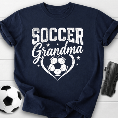 Soccer Grandma Heart T-Shirt