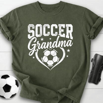 Soccer Grandma Heart T-Shirt