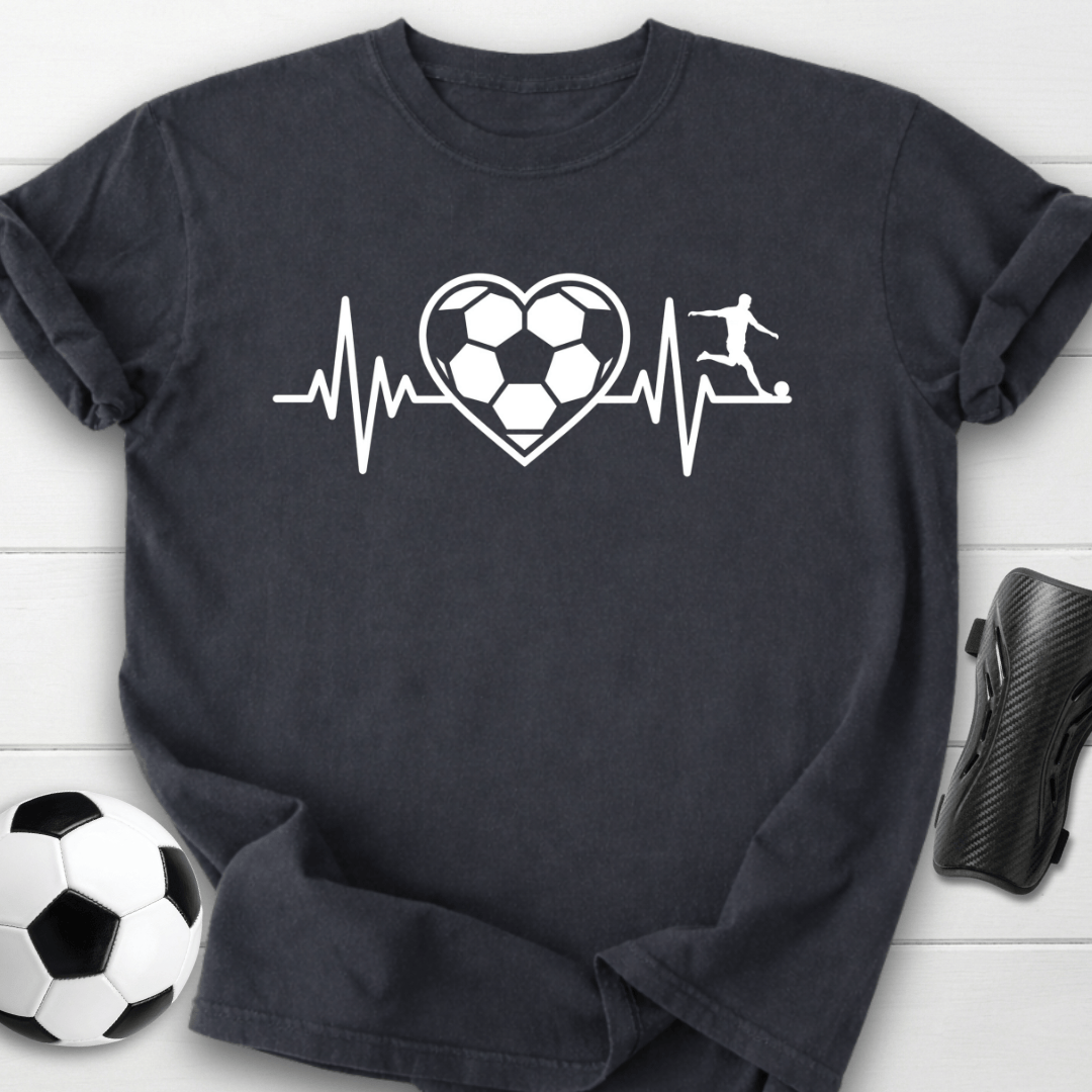 Soccer Heartbeat T-Shirt