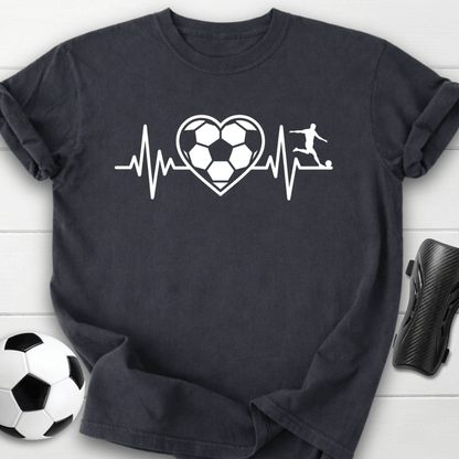 Soccer Heartbeat T-Shirt