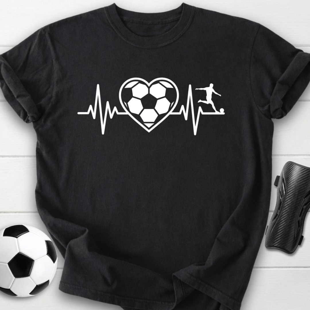 Soccer Heartbeat T-Shirt