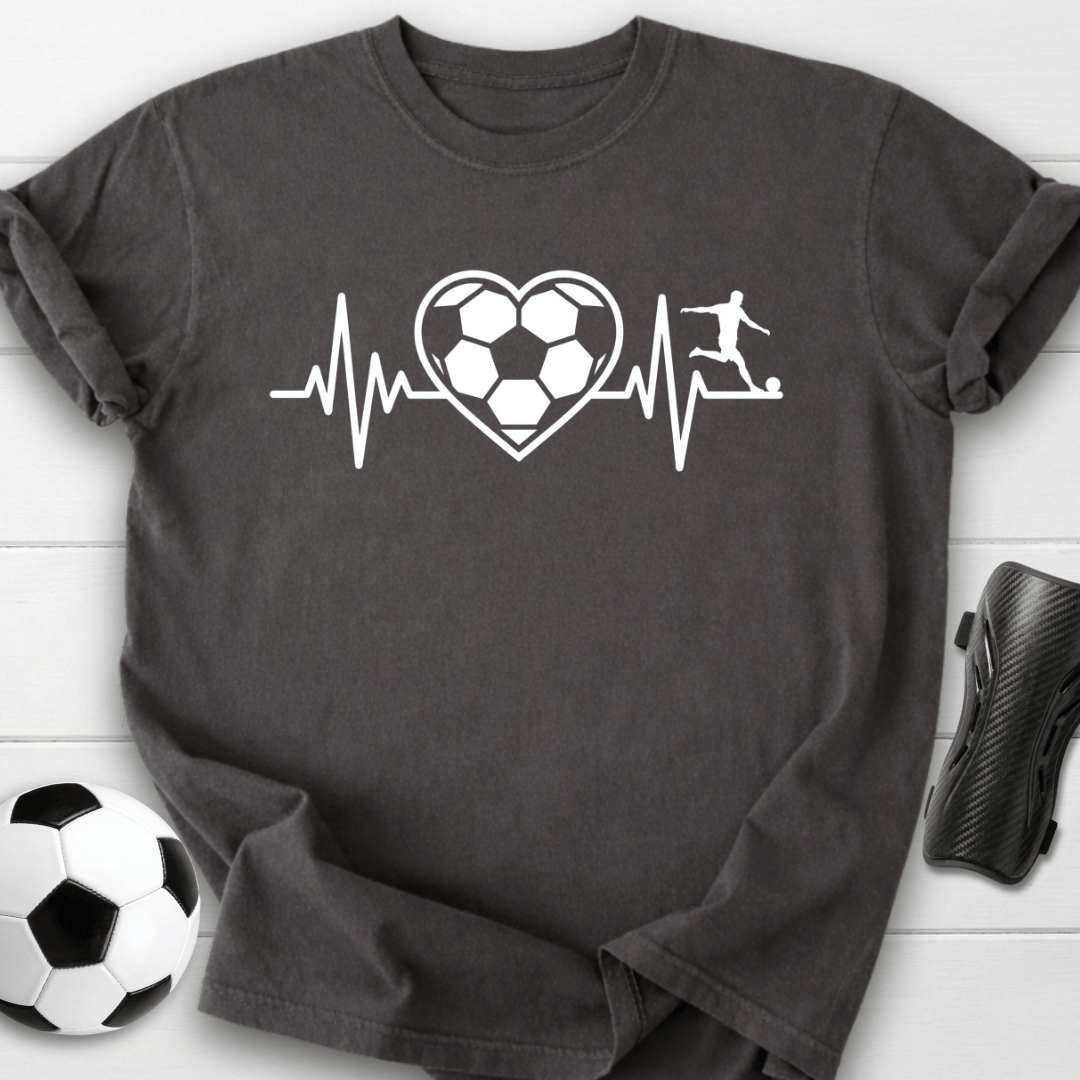 Soccer Heartbeat T-Shirt