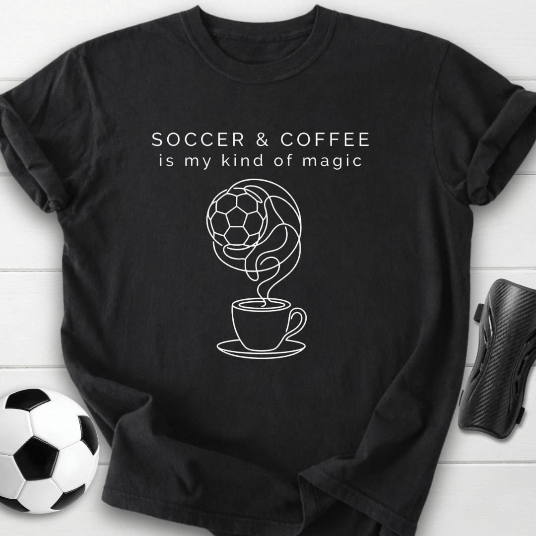 Soccer & Coffee Magic T-Shirt