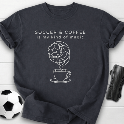 Soccer & Coffee Magic T-Shirt