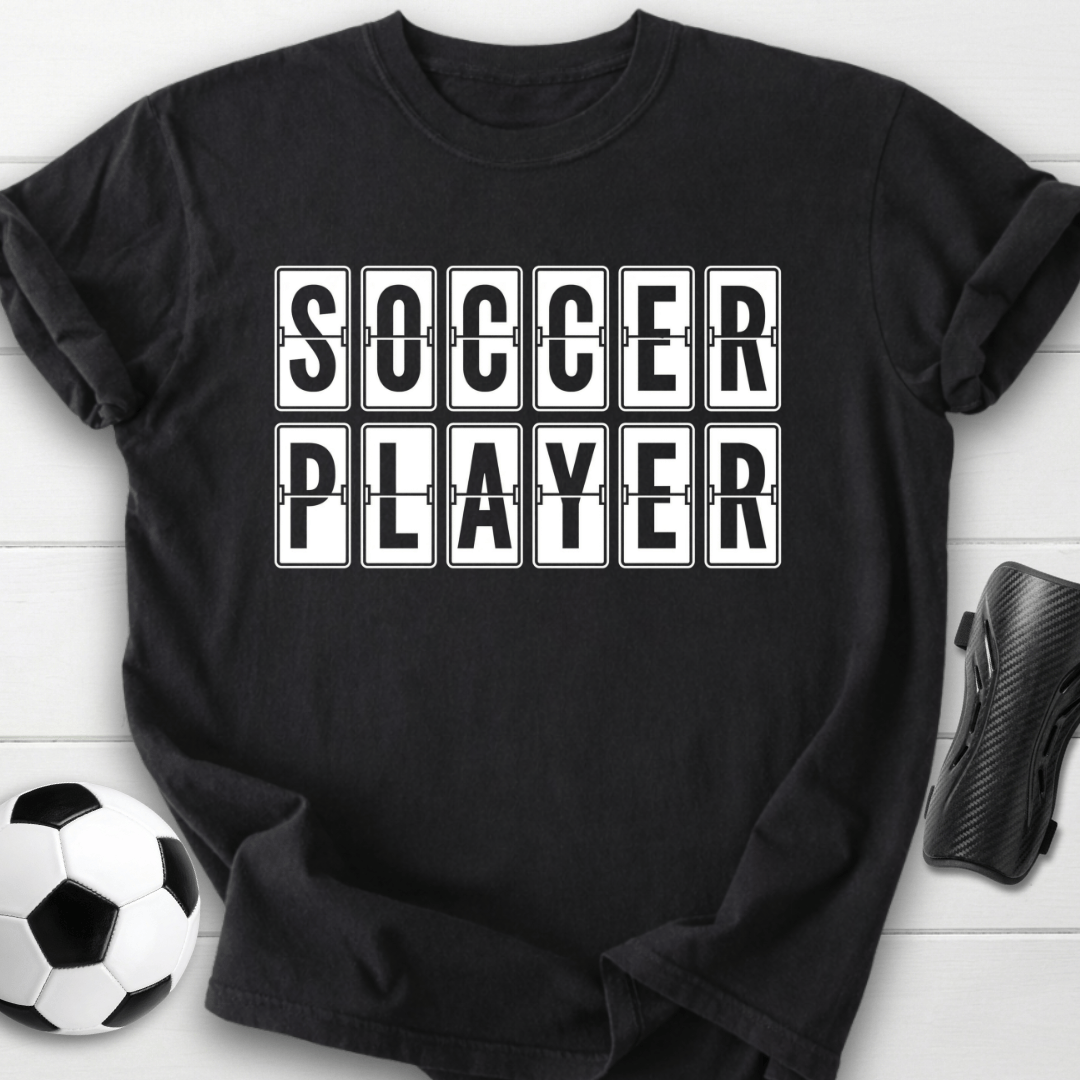 Soccer Player Tiles T-Shirt