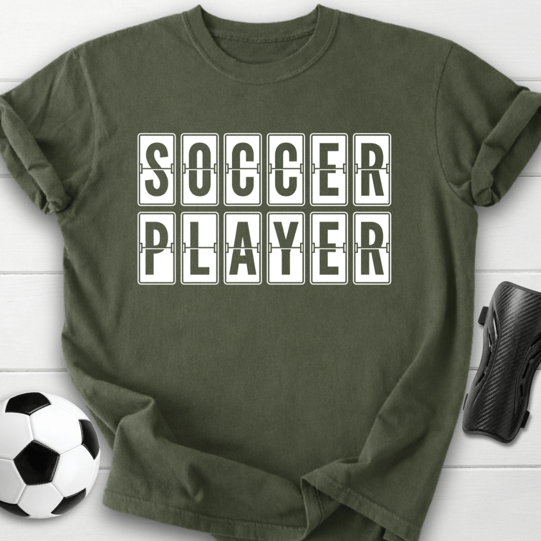 Soccer Player Tiles T-Shirt