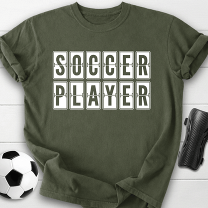 Soccer Player Tiles T-Shirt