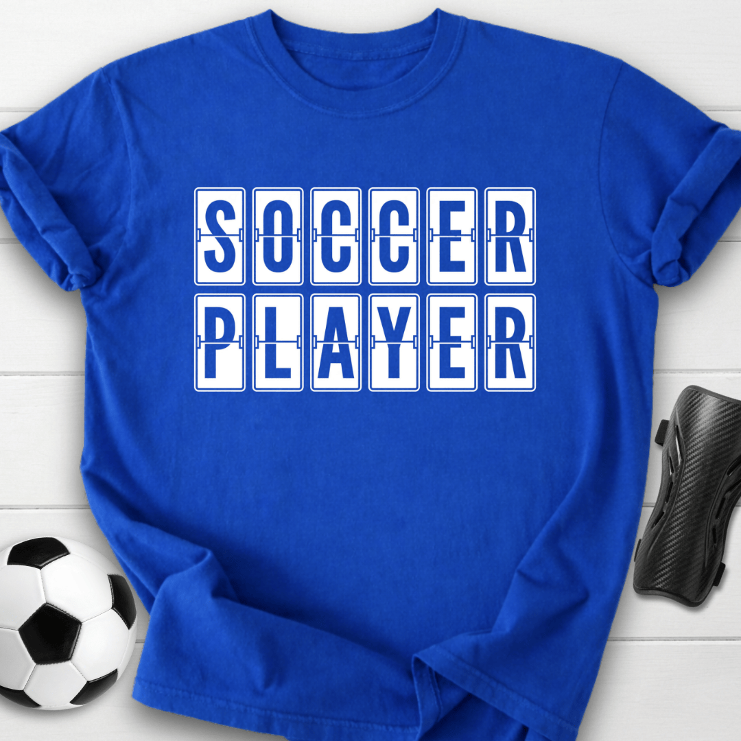 Soccer Player Tiles T-Shirt