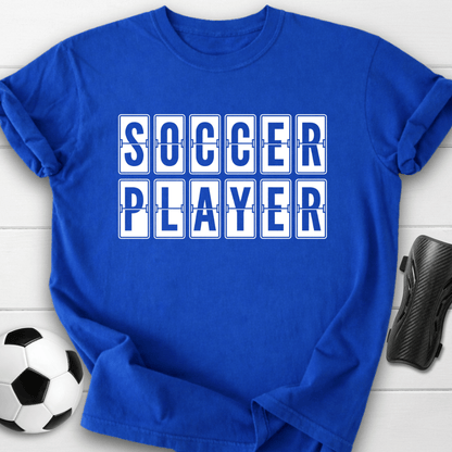 Soccer Player Tiles T-Shirt