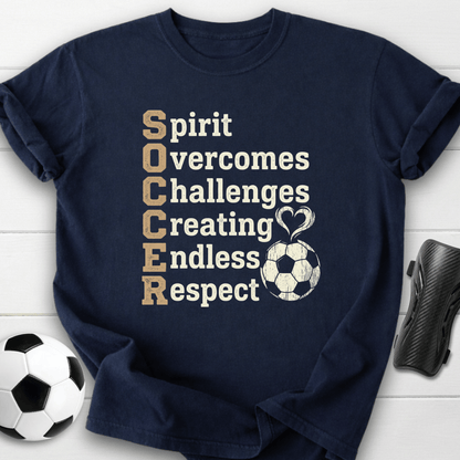 Soccer Overcomes Challenges T-Shirt