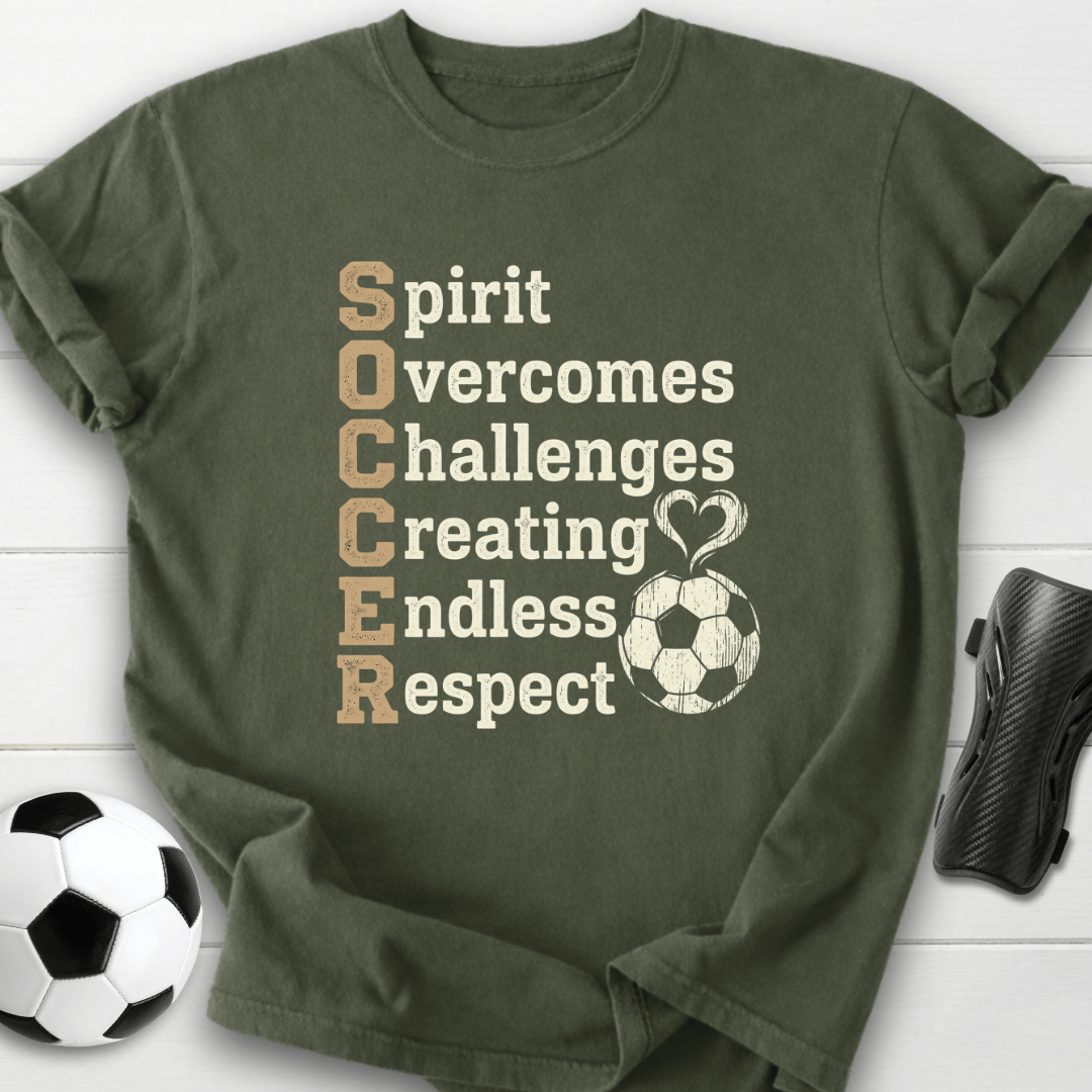 Soccer Overcomes Challenges T-Shirt