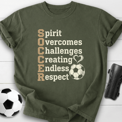 Soccer Overcomes Challenges T-Shirt
