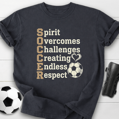 Soccer Overcomes Challenges T-Shirt