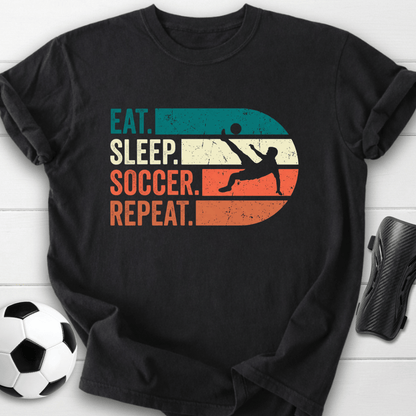 Eat Sleep Soccer Repeat T-Shirt