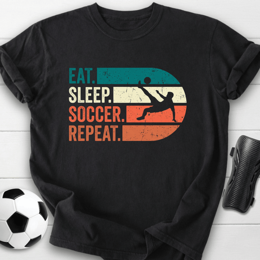 Eat Sleep Soccer Repeat T-Shirt