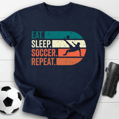 Eat Sleep Soccer Repeat T-Shirt