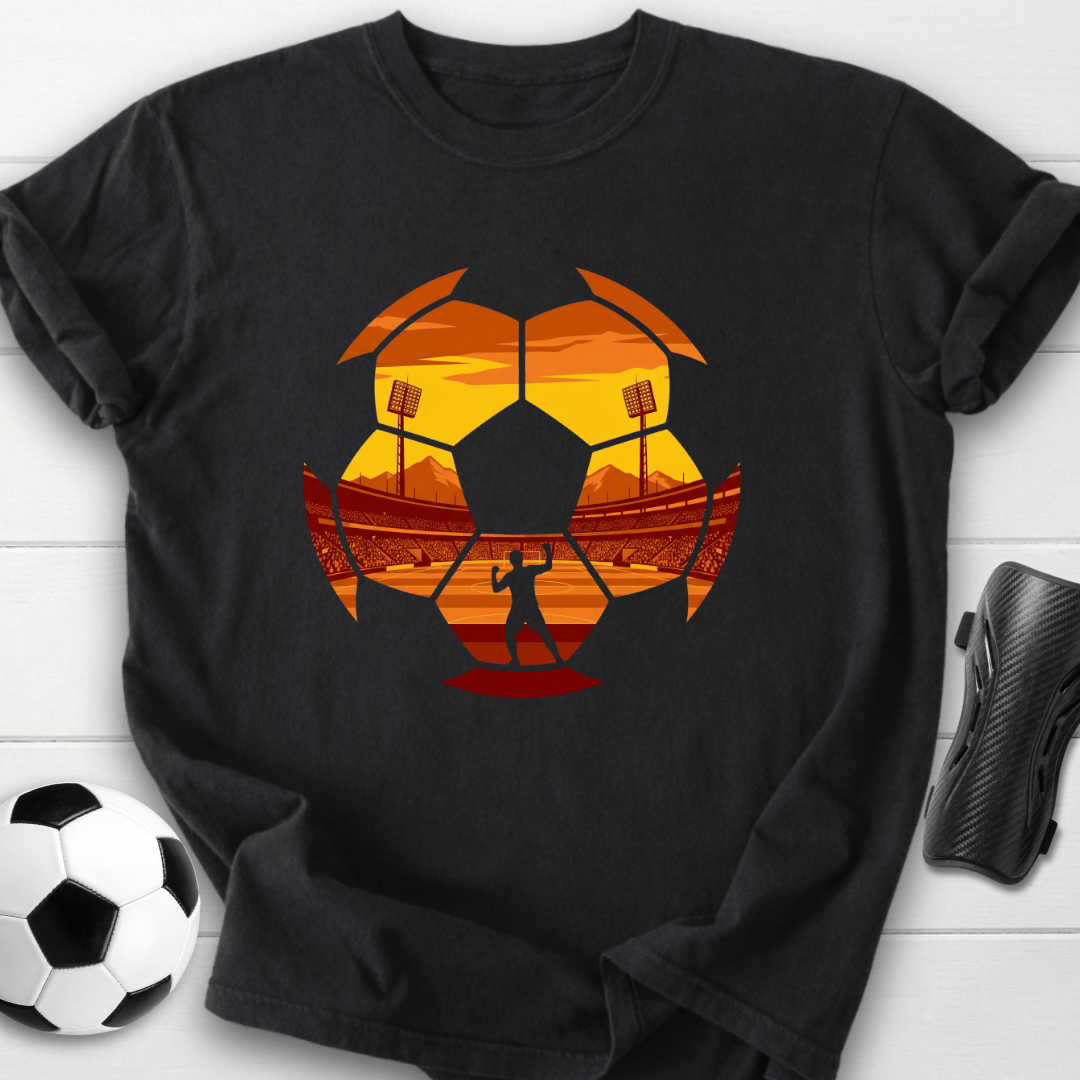 Sunset Stadium Ball T-Shirt