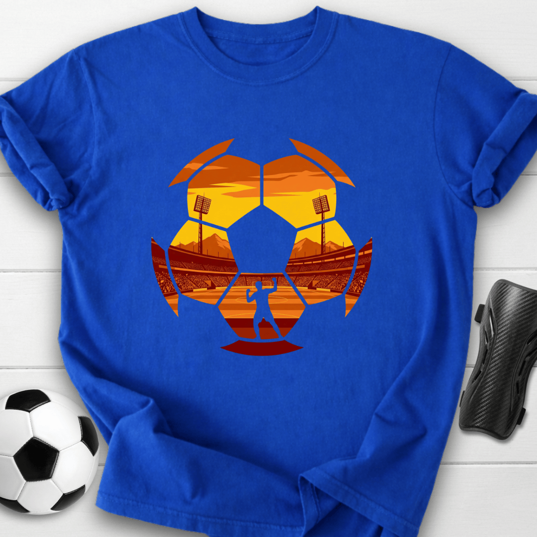 Sunset Stadium Ball T-Shirt