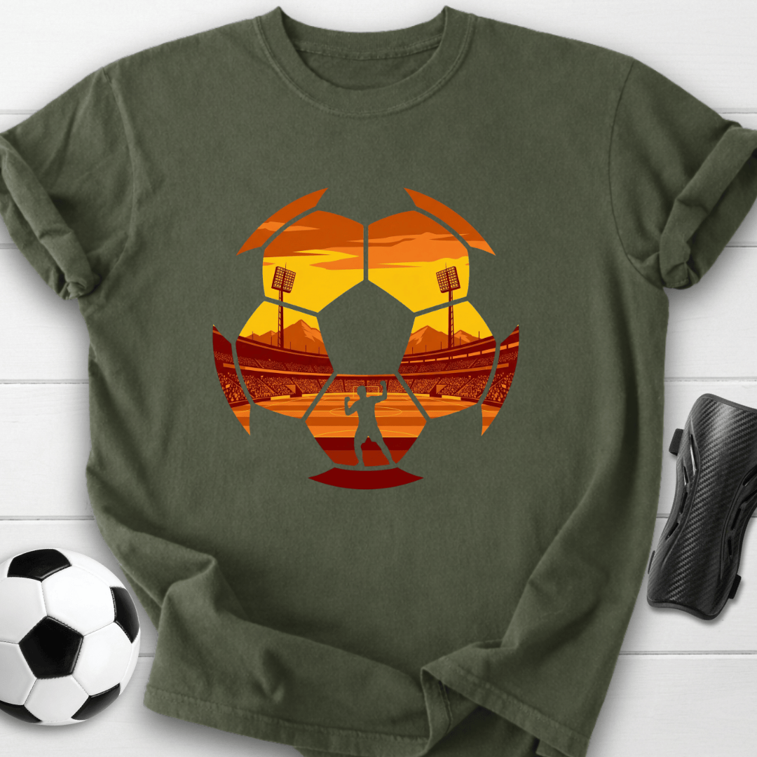 Sunset Stadium Ball T-Shirt