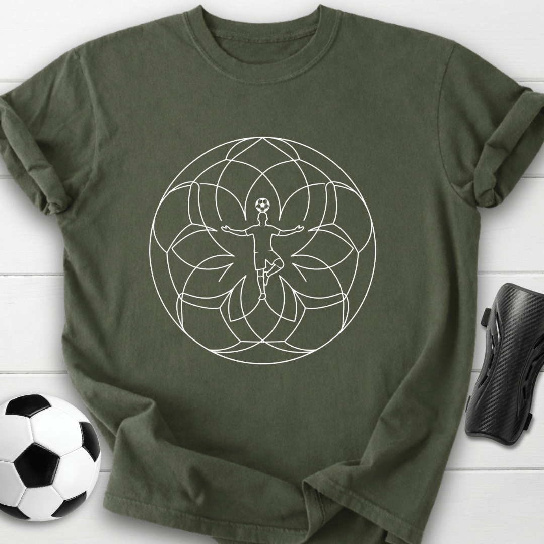 Geometric Player Mandala T-Shirt