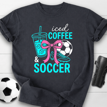 Iced Coffee & Soccer T-Shirt