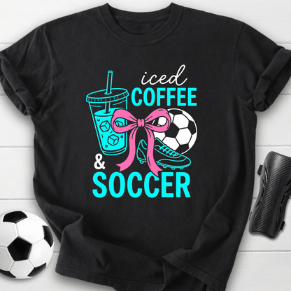 Iced Coffee & Soccer T-Shirt