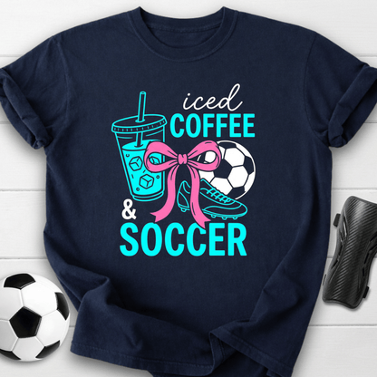 Iced Coffee & Soccer T-Shirt