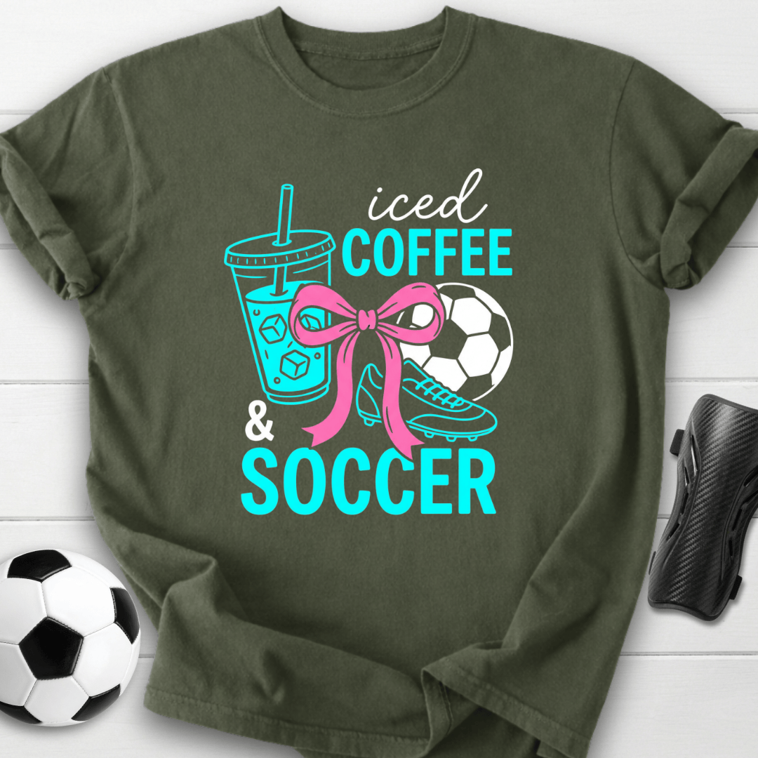 Iced Coffee & Soccer T-Shirt