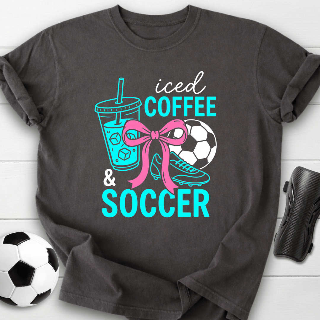 Iced Coffee & Soccer T-Shirt