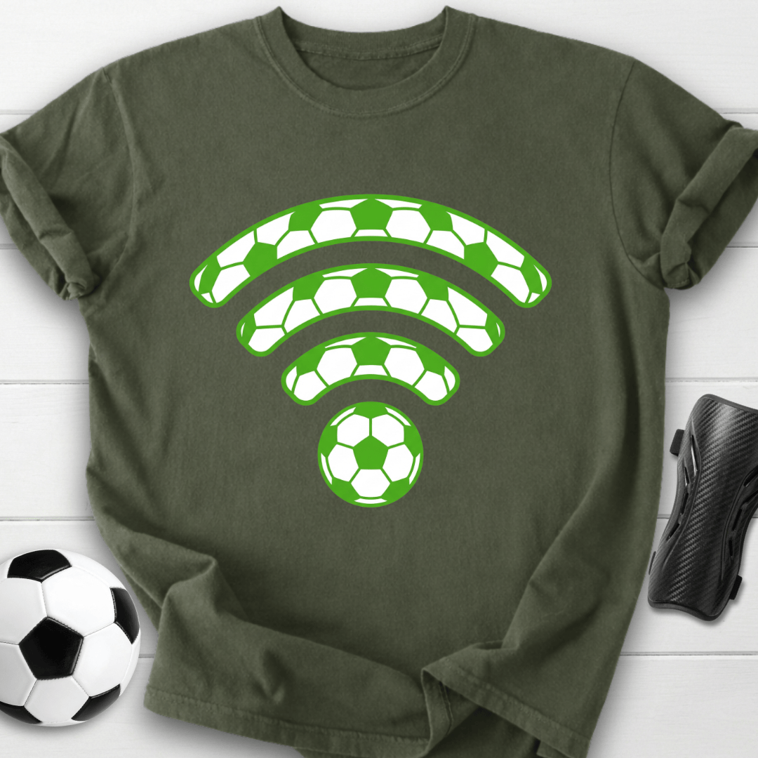 Soccer WiFi Signal T-Shirt