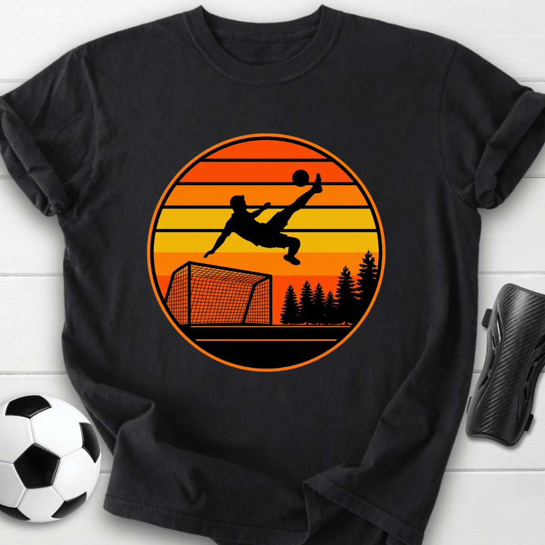 Retro Bicycle Kick Sunset T-Shirt