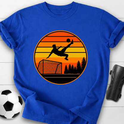 Retro Bicycle Kick Sunset T-Shirt