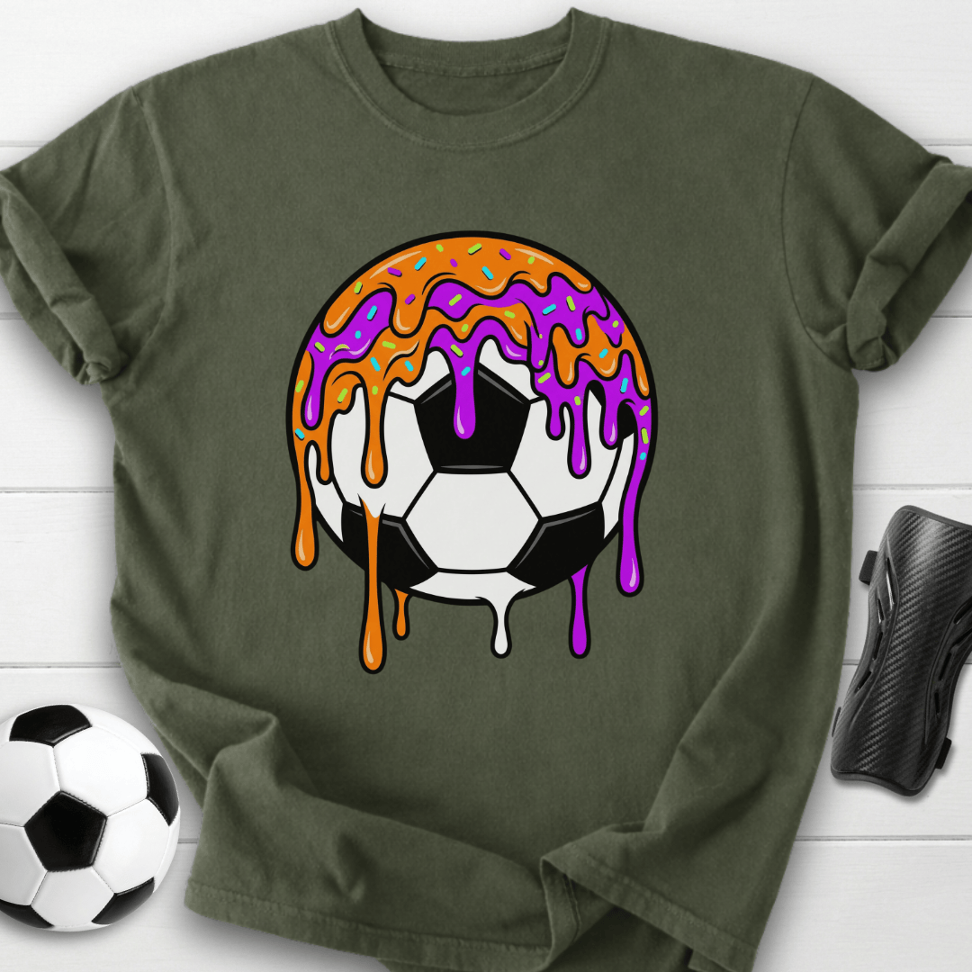 Dripping Soccer Ball T-Shirt