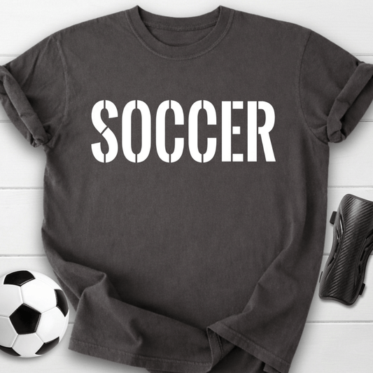 Soccer Stencil T-Shirt