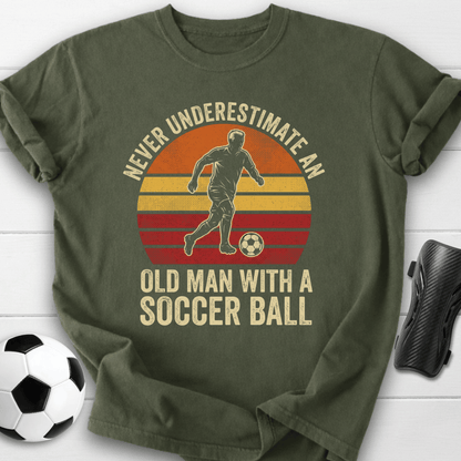 Never Underestimate Old Man T-Shirt