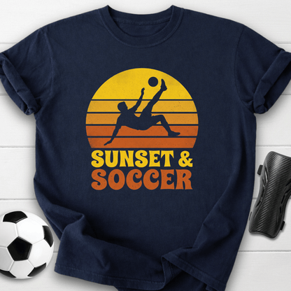 Sunset & Soccer T-Shirt