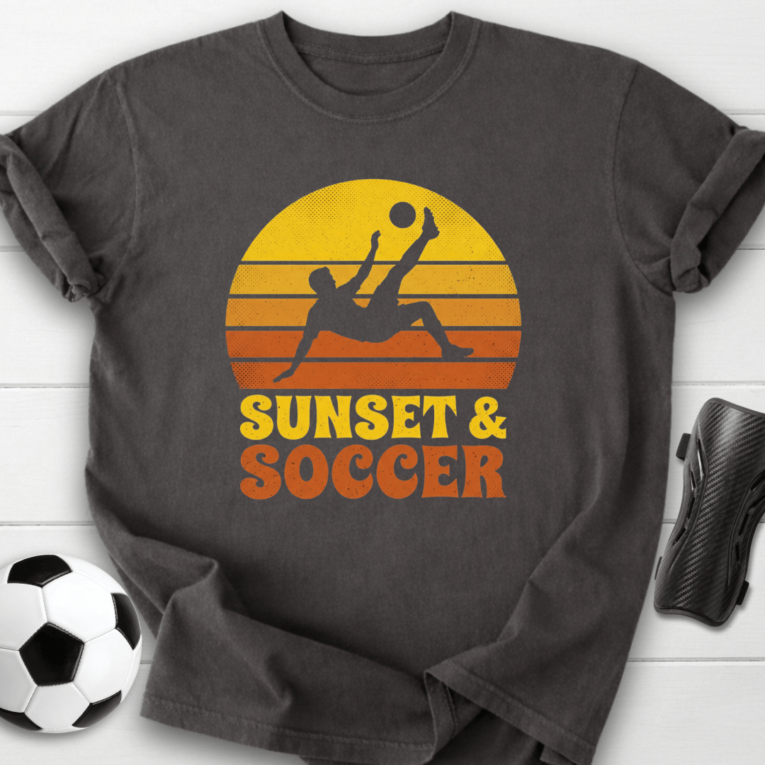 Sunset & Soccer T-Shirt