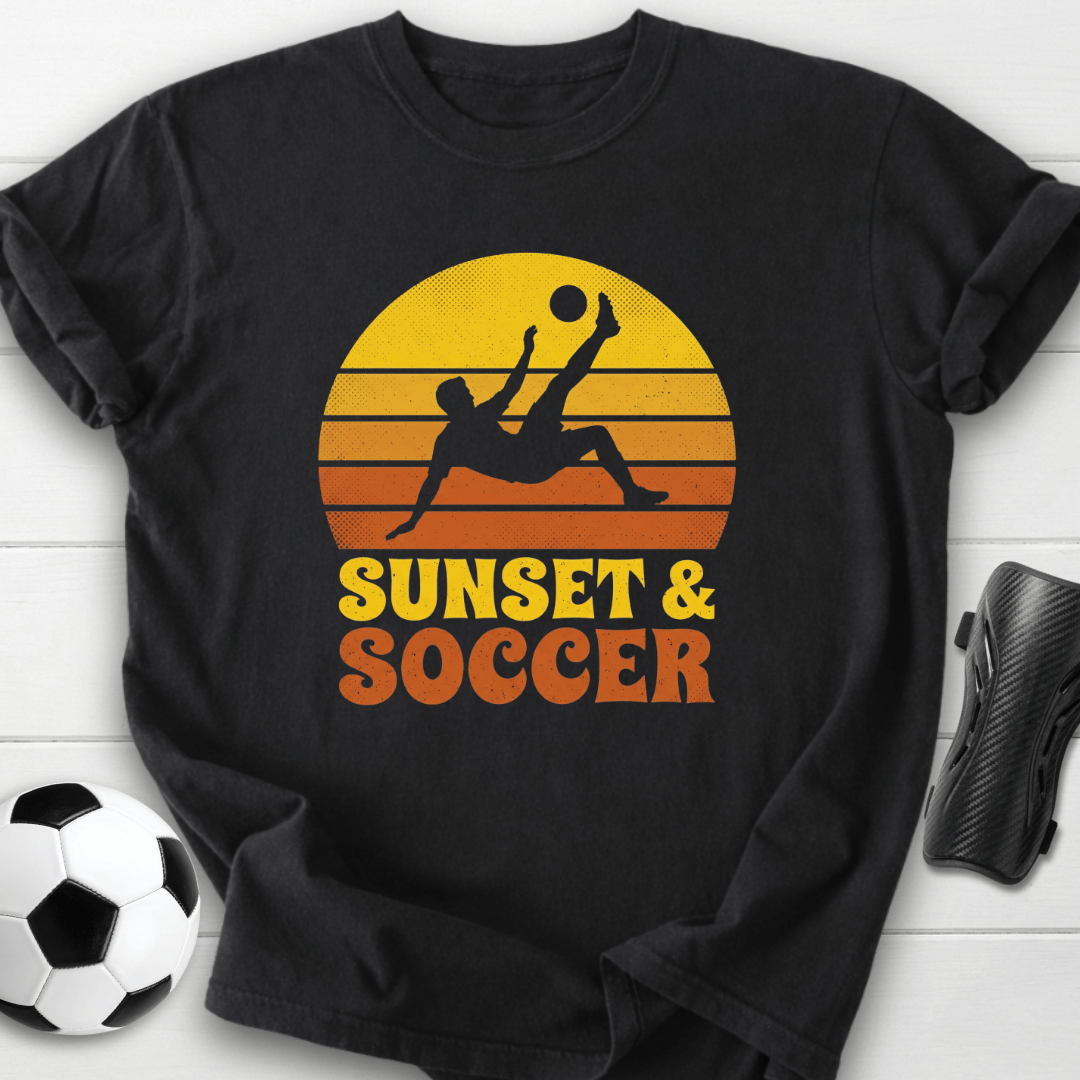 Sunset & Soccer T-Shirt