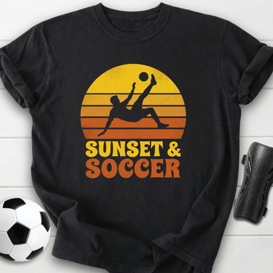 Sunset & Soccer T-Shirt